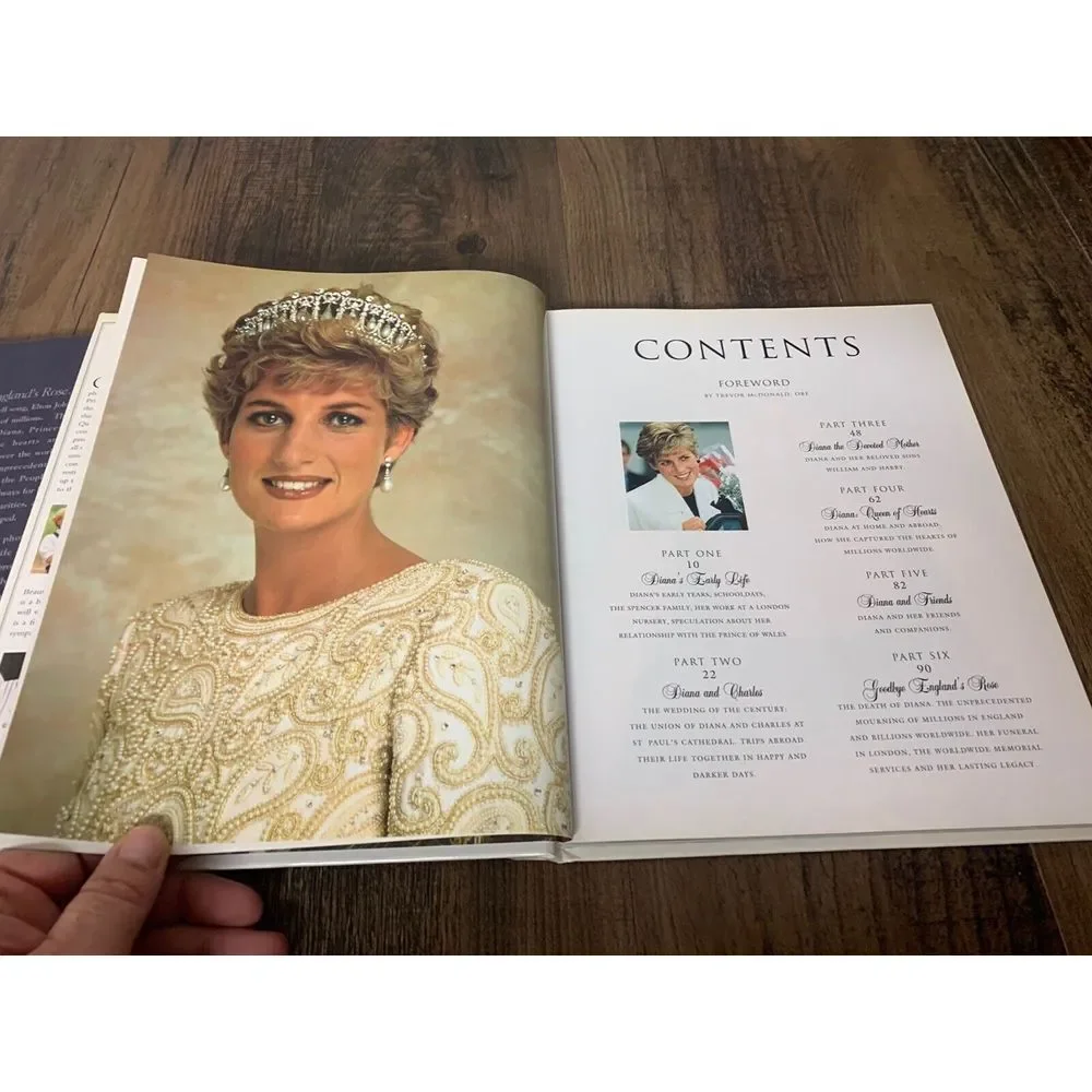 TWO Lady Diana books: Diana The People's‎ Princess & Diana A Tribute